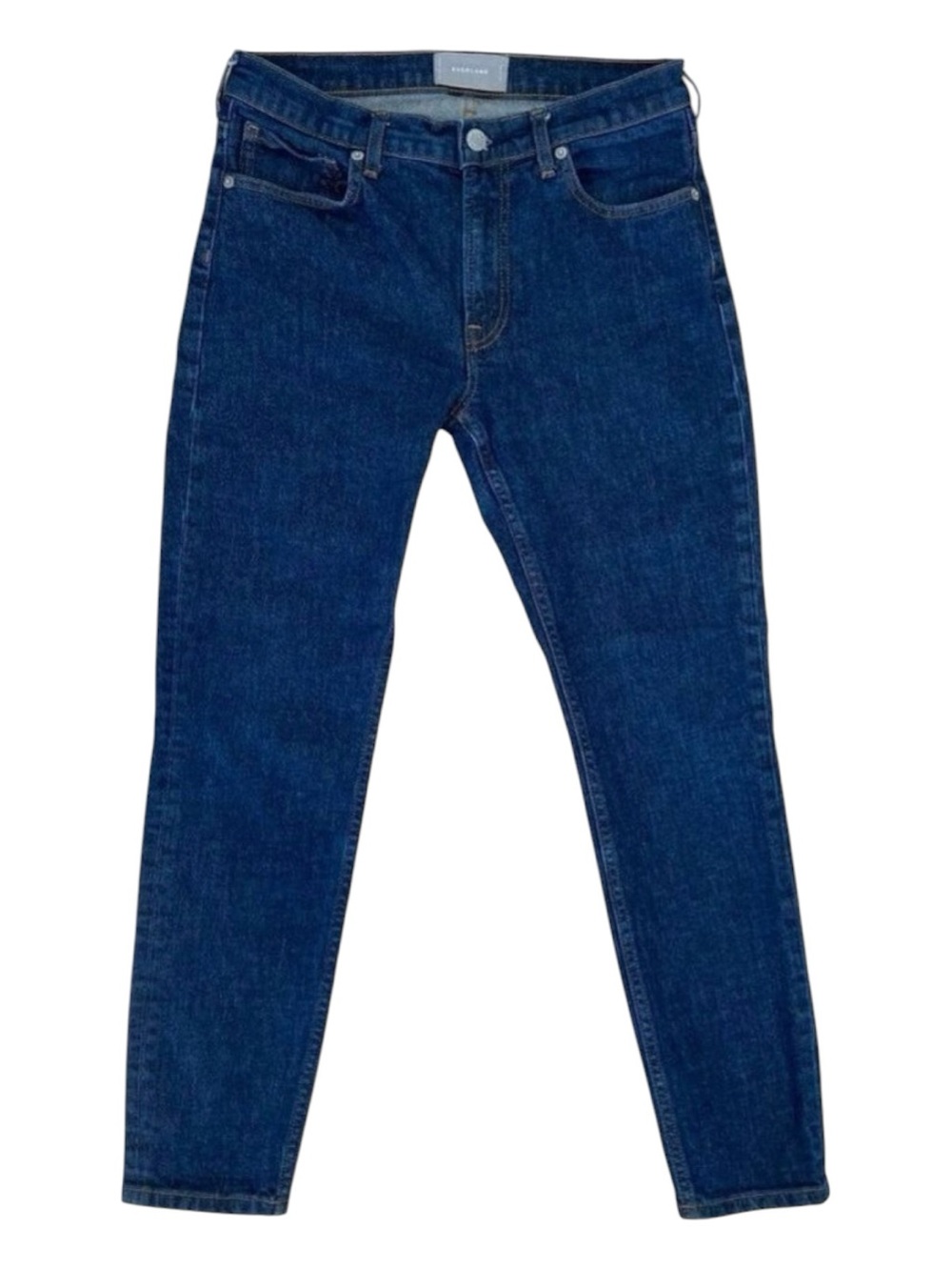 Everlane jeans size 29 Regular high rise blue stretchy denim 98% cotton skinny
